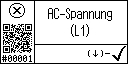 German-language event page of the event 1 for the AC voltage L1 too low
