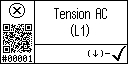 French-language event page of the event 1 for the AC voltage L1 too low