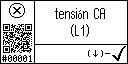 Spanish-language event page of the event 1 for the AC voltage L1 too low