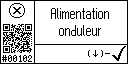 French text view of the event 102 for the Inverter supply