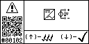 Symbolic warning view of the event 102 for the Inverter supply high