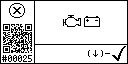 Symbolic view of the event 25 for the battery voltage