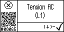 French-language event page of the event 65 for the AC voltage L1 too high