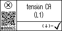 Spanish-language event page of the event 65 for the AC voltage L1 too high