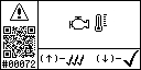 Symbolic view of the event 72 for the engine temperature