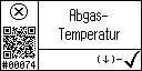 German text view of event 74 for exhaust temperature