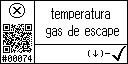 Spanish view of the event 74 for the exhaust temperature