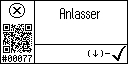 German text view of the event 77 for the starter output