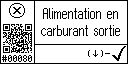 French text view of the event 80 for the fuel supply output high