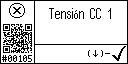 Spanish text view of event 105 for AGT DC voltage 1 high