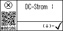 German text view of event 106 for AGT DC current 1 high