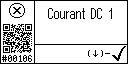 French text view of event 106 for AGT DC current 1 high