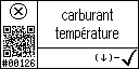 French text view of event 126 for fuel temperature high