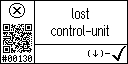 English text view of event 130 for CAN communication lost: Panel has lost the controller
