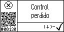 Spanish text view of event 130 for CAN communication lost: Panel has lost the controller