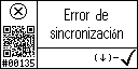 Spanish text view of event 135 for synchronization problem