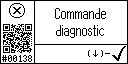French text view of event 138 for Diagnostic message ECU