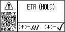 English warning view of event 17 for ETR-Hold current low