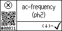 English text view of event 31 for AC frequency L2 low