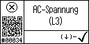 German text view of event 34 for AC voltage L3 low