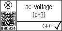 English text view of event 34 for AC voltage L3 low
