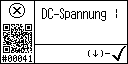 German text view of event 41 for AGT DC voltage 1 low