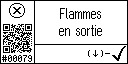 French text view of event 79 for Flame plug output high
