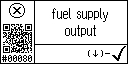 English text view of the event 80 for the fuel supply output high