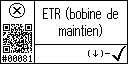 French text view of event 81 for ETR-Hold current high