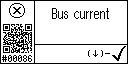 English text view of event 86 for bus current high