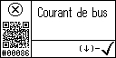French text view of event 86 for bus current high