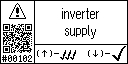 English text view of the warning event 102 for the Inverter supply
