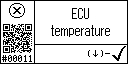English text view of event 11 for electronic temperature low