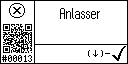 German text view of event 13 for Starter output low