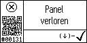 German text view for CAN communication lost: Generator control has lost the panel