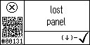 English text view for CAN communication lost: Generator control has lost the panel