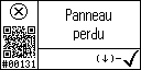 French text view for CAN communication lost: Generator control has lost the panel