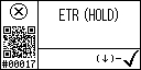 English text view of event 17 for ETR-Hold current low