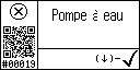 French text view of event 19 for fan/water pump current low