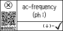 English text view of event 2 for AC frequency L1 low