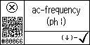 English text view of event 66 for AC frequency L1 high