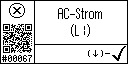 German text view of event 67 for AC current L1 high