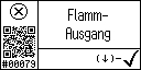 German text view of event 79 for Flame plug output high