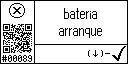 Spanish text view of event 89 for battery voltage high
