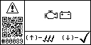 Symbolic view of warning event 89 for battery voltage high