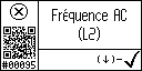 French text view of event 95 for AC frequency L2 high