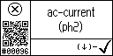 English text view of event 96 for AC current L2 high