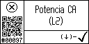 Spanish text view of event 97 for AC power L2 high