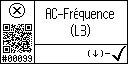French text view of event 99 for AC frequency L3 high