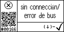 Spanish text view of event 166 for Communication lost (iControl2 only)